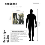 Cargar imagen en el visor de la galería, Cuadro Decorativo Abstracto Negro Arena 037 - Para Credenza
