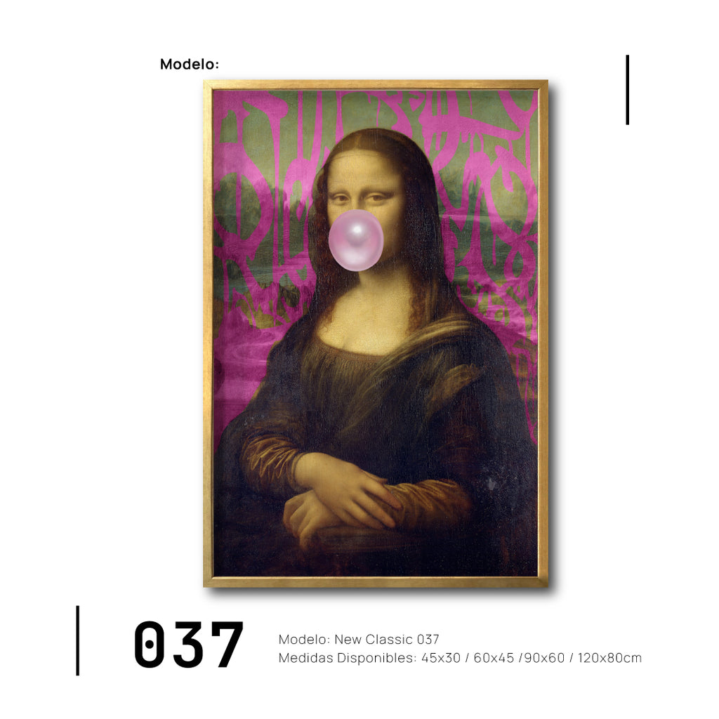 Cuadros Canvas de Clásicos para sala. Galería 314. Mona Lisa