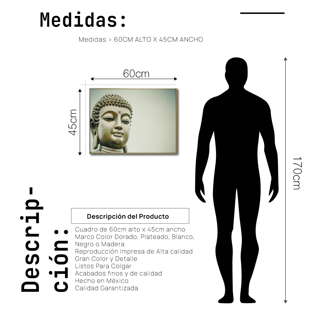 Cuadro Decorativo - Zen 037 - Buda en Meditación