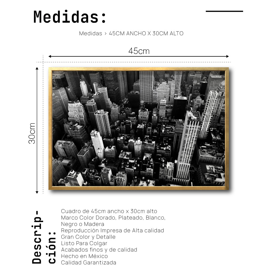 Cuadro Decorativo NY 038 - Edificios de Nueva York