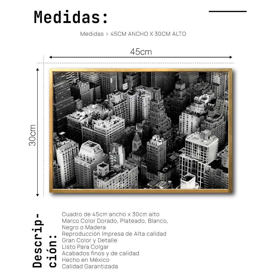 Cuadro Decorativo NY 039 - Edificios de Nueva York