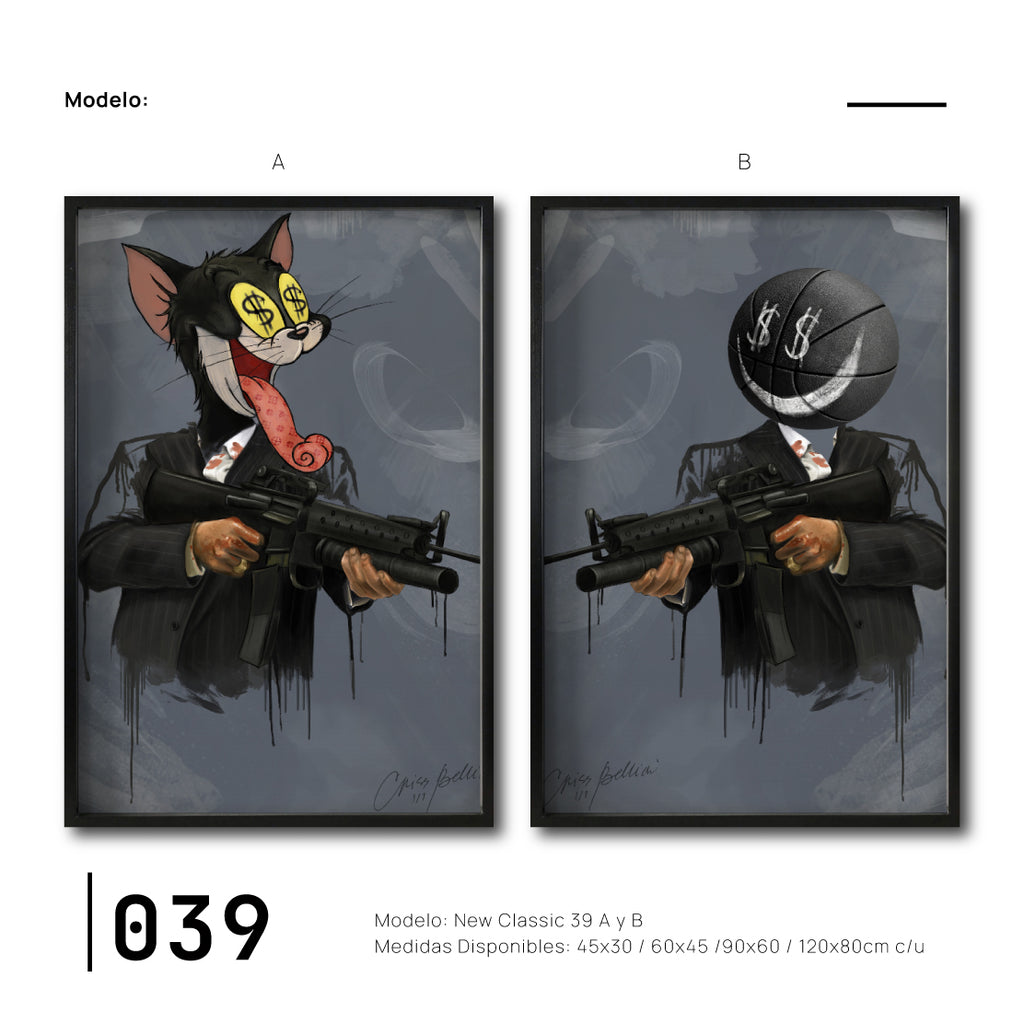 Cuadros decorativos modernos de Arte Clásicos para sala. Galería 314.