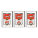 Cargar imagen en el visor de la galería, Set Cuadros Decorativos Warhol 039 Campbells Pop Art
