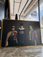 Cargar imagen en el visor de la galería, Cuadro Decorativo Personajes Época 018 Superhéroes Batman, Robin y Joker
