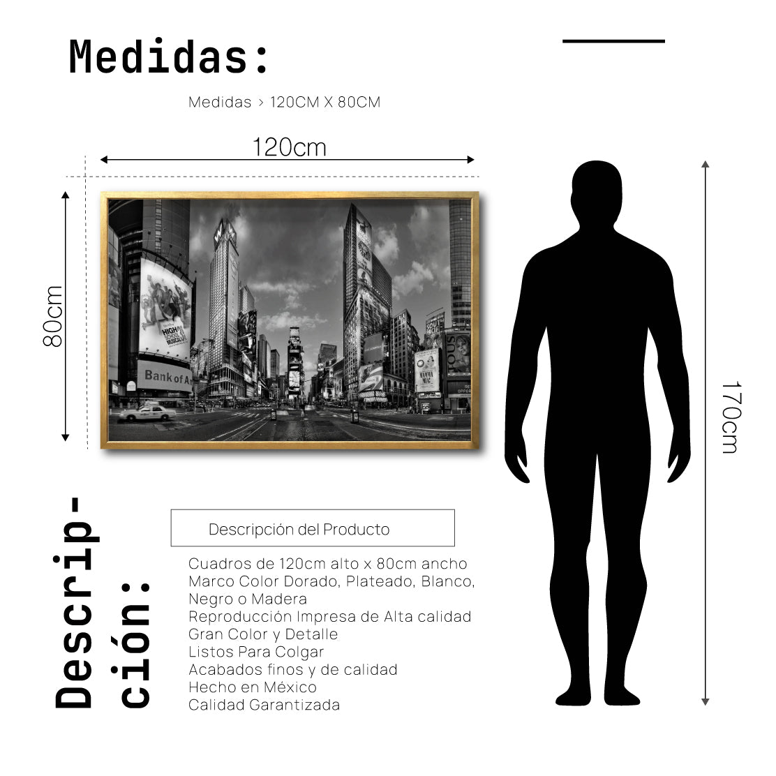 Cuadro Decorativo NY 040 - Time Square New York