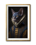 Cargar imagen en el visor de la galería, Cuadro Decorativo Animales Época 040 - Gato Egipcio Aristócrata
