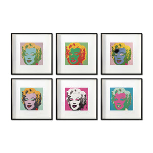 Set Cuadros Decorativos Warhol 040 Marilyn Monroe Pop Art