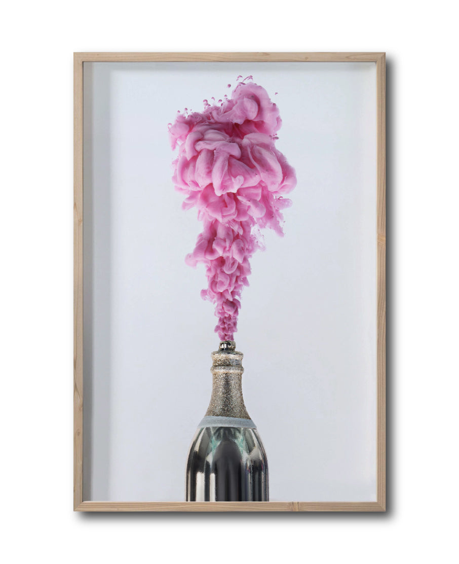 Cuadro Decorativo Pink 040 - Botella Pink Addiction