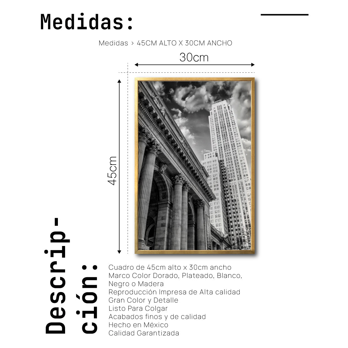 Cuadro Decorativo NY 041 - Nueva York