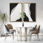 Cargar imagen en el visor de la galería, Venta de cuadros decorativos Abstractos de calidad para tu comedor.  Cuadro Moderno, Minimalista y elegante. 
