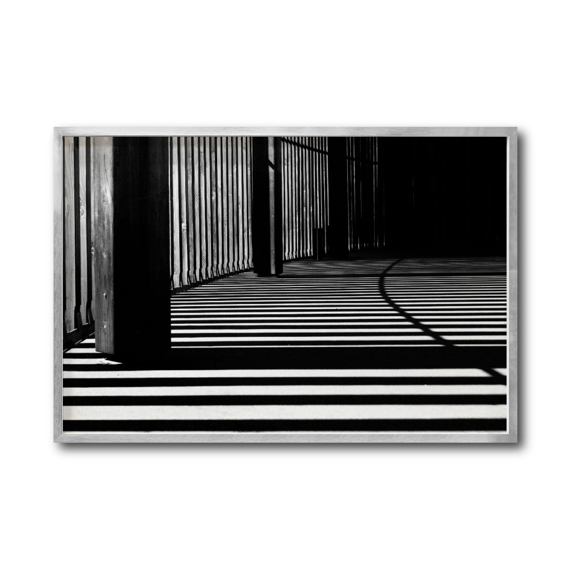 Cuadro Decorativo Arquitectónico 042 - Luz y Sombras Blanco y Negro