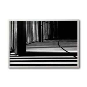 Cuadro Decorativo Arquitectónico 042 - Luz y Sombras Blanco y Negro