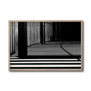Cuadro Decorativo Arquitectónico 042 - Luz y Sombras Blanco y Negro