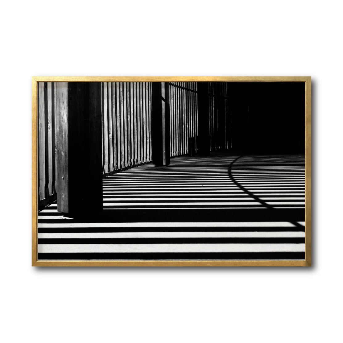 Cuadro Decorativo Arquitectónico 042 - Luz y Sombras Blanco y Negro