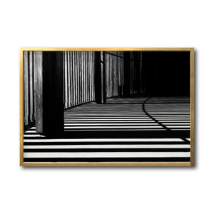 Cuadro Decorativo Arquitectónico 042 - Luz y Sombras Blanco y Negro