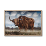 Cargar imagen en el visor de la galería, Cuadro Decorativo Fauna 042 - Vaca de las tierras altas
