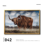 Cargar imagen en el visor de la galería, Cuadro Decorativo Fauna 042 - Vaca de las tierras altas
