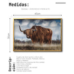 Cargar imagen en el visor de la galería, Cuadro Decorativo Fauna 042 - Vaca de las tierras altas
