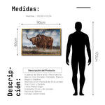 Cargar imagen en el visor de la galería, Cuadro Decorativo Fauna 042 - Vaca de las tierras altas
