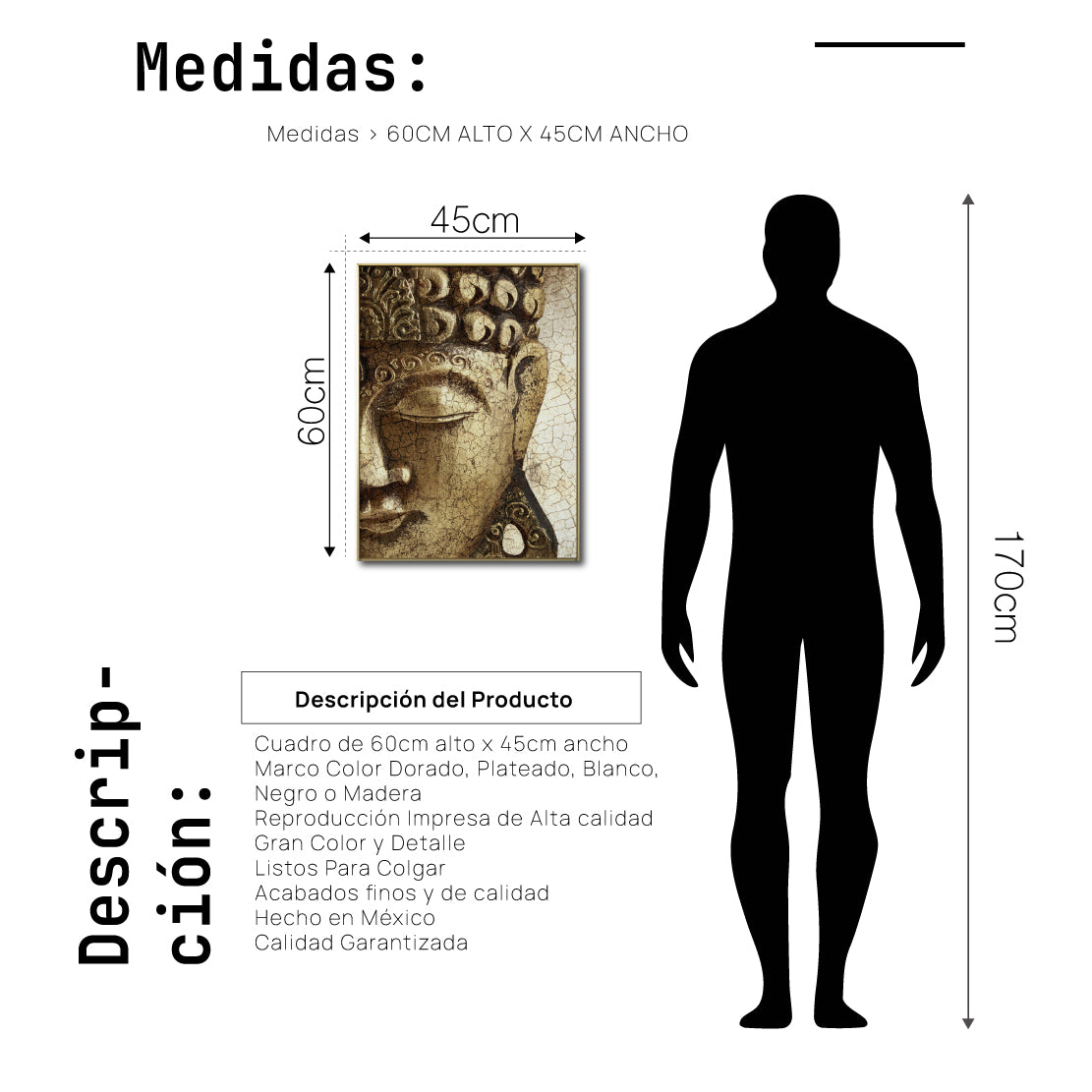 Cuadro Decorativo - Zen 042 - Buda en Meditación