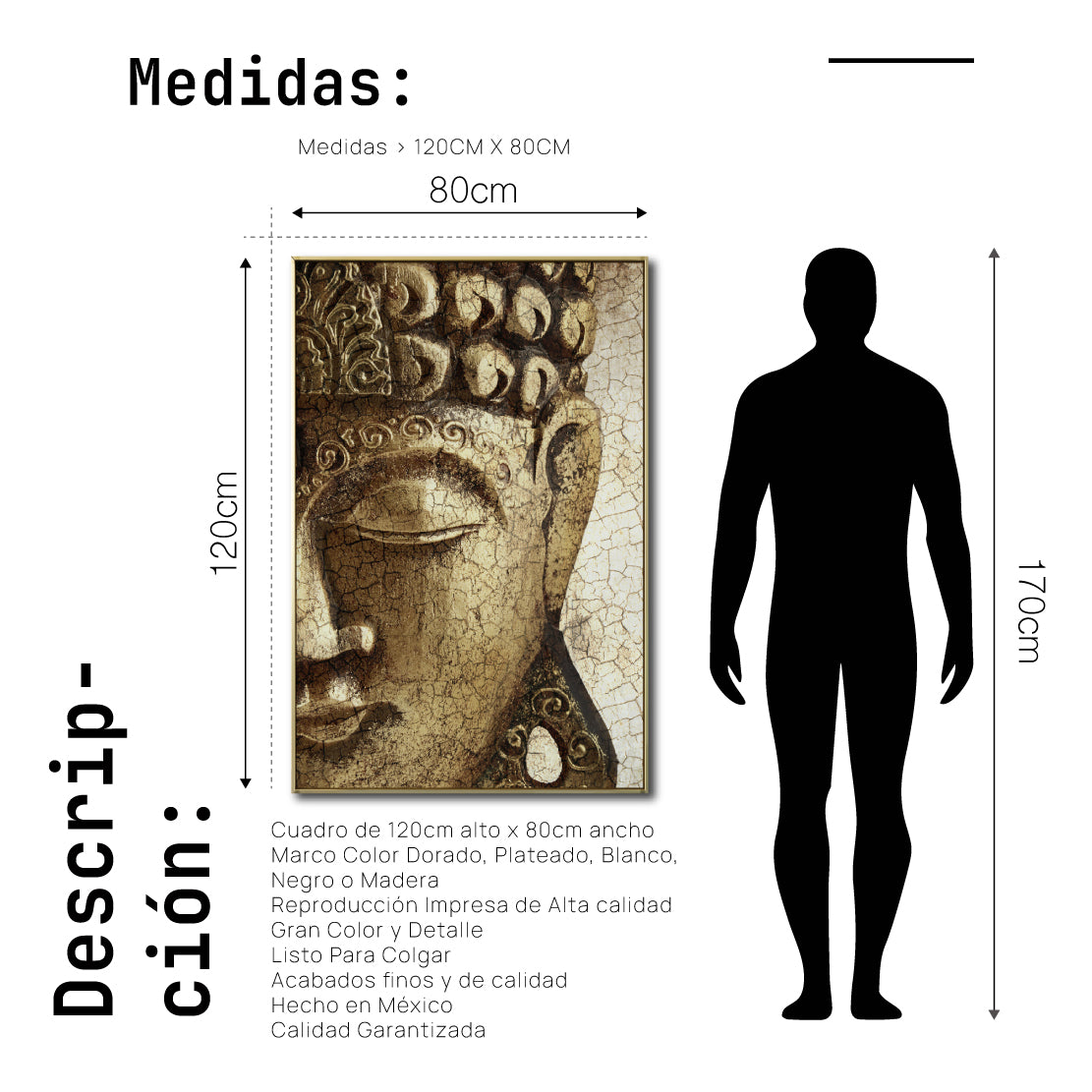 Cuadro Decorativo - Zen 042 - Buda en Meditación