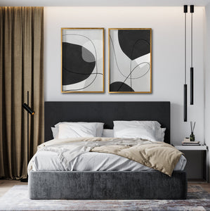 Venta de cuadros decorativos abstractos Canvas online para tu recámara. 043. 