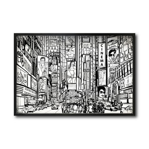 Cuadro Decorativo NY 044 - Time Square New York - Time Square Nueva York
