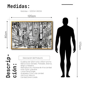 Cuadro Decorativo NY 044 - Time Square New York - Time Square Nueva York