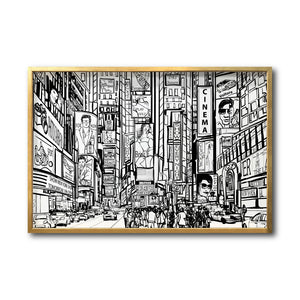 Cuadro Decorativo NY 044 - Time Square New York - Time Square Nueva York