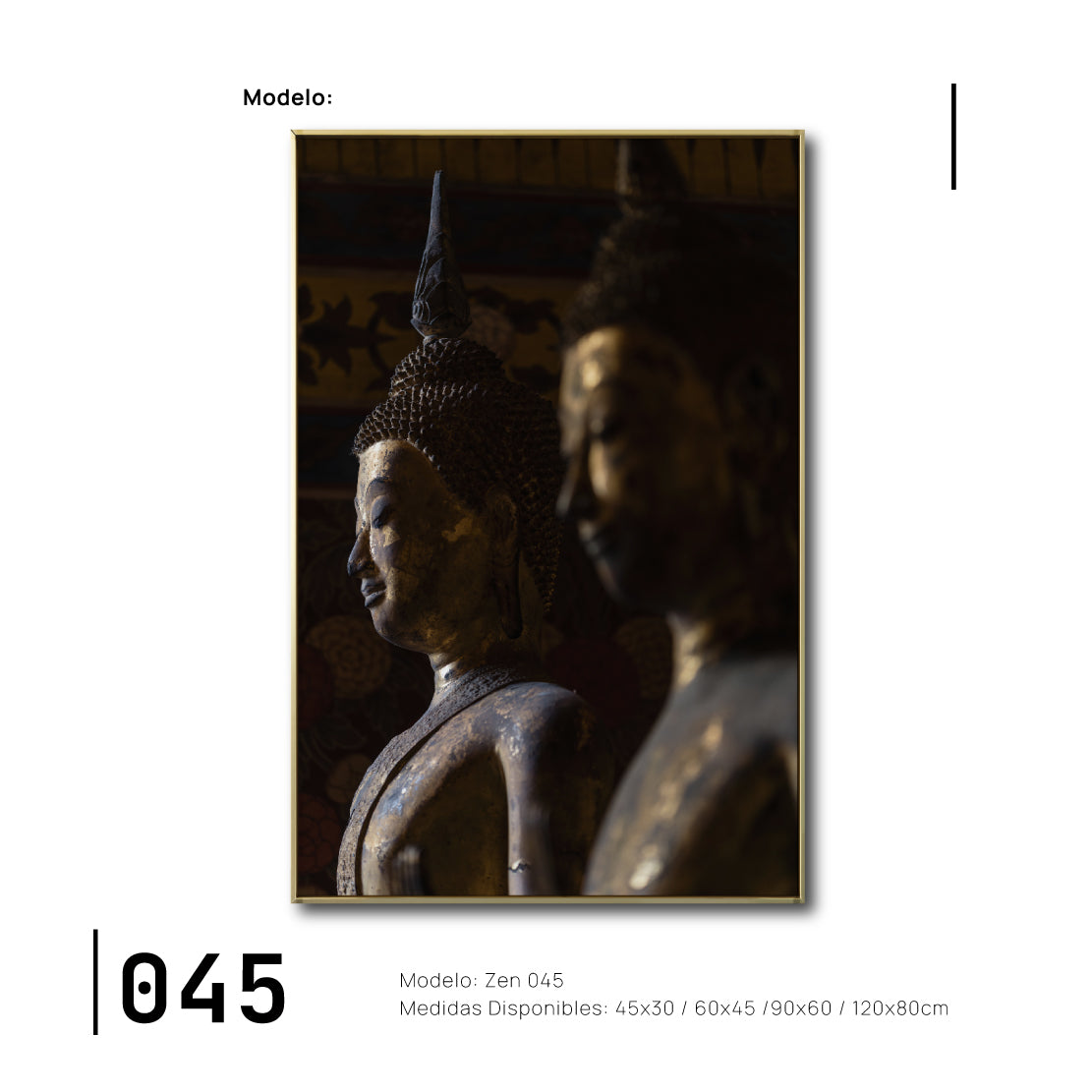 Cuadro Decorativo -  Zen 045 - Buda en Meditación