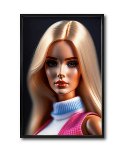 Cuadro Decorativo Pink 045 - Pretty Barbie Doll