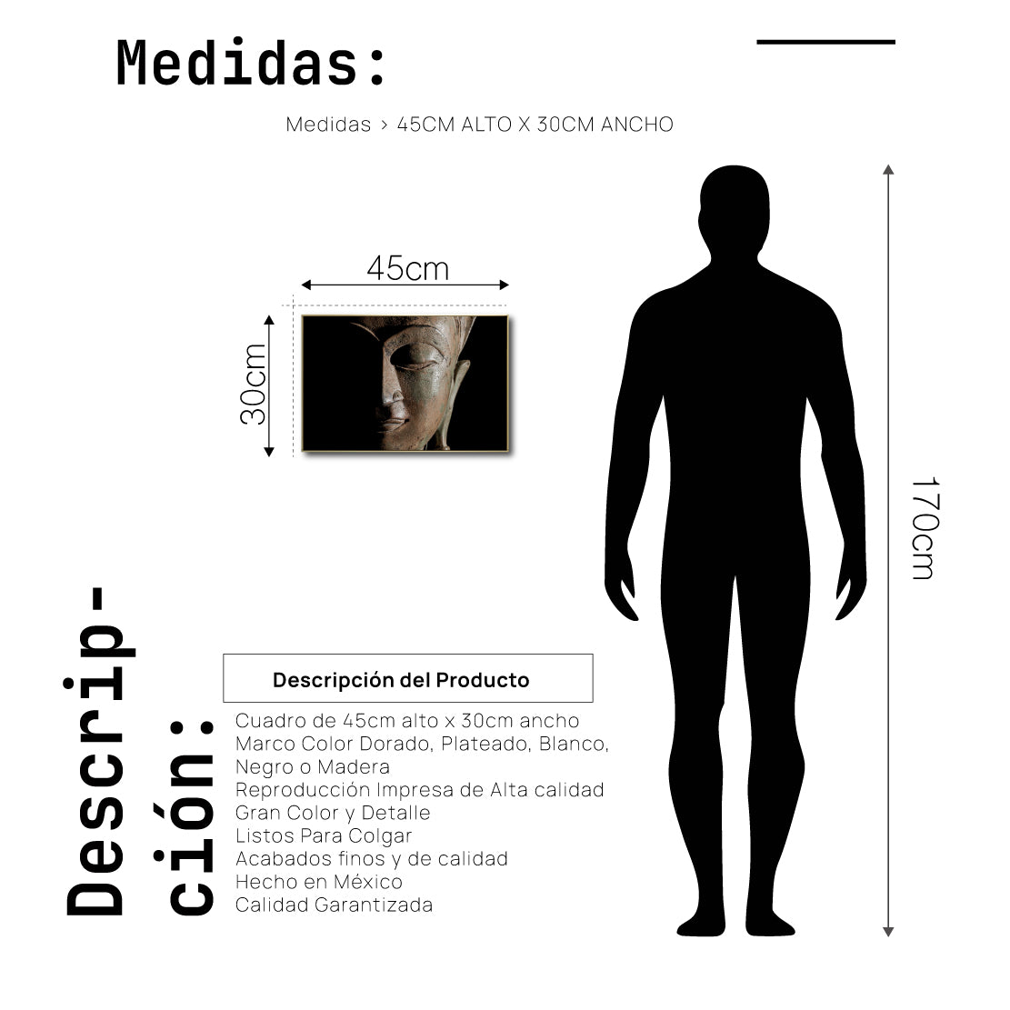 Cuadro Decorativo - Zen 046 - Buda en Meditación