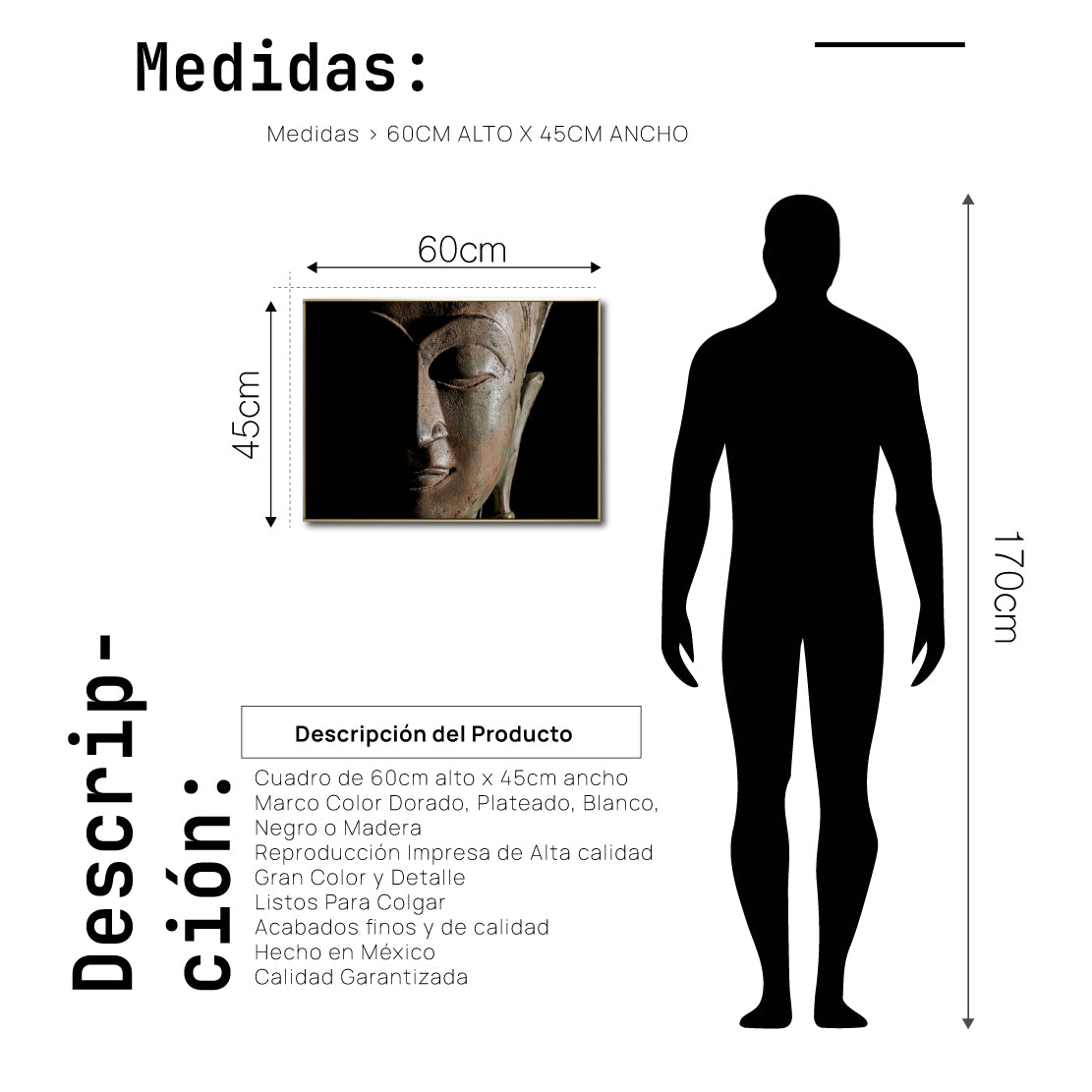 Cuadro Decorativo - Zen 046 - Buda en Meditación