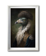 Cargar imagen en el visor de la galería, Cuadro Decorativo Animales Época 047 - Caballero Emu Aristócrata
