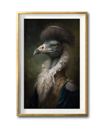 Cargar imagen en el visor de la galería, Cuadro Decorativo Animales Época 047 - Caballero Emu Aristócrata
