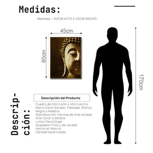 Cuadro Decorativo - Zen 047 - Buda en Meditación