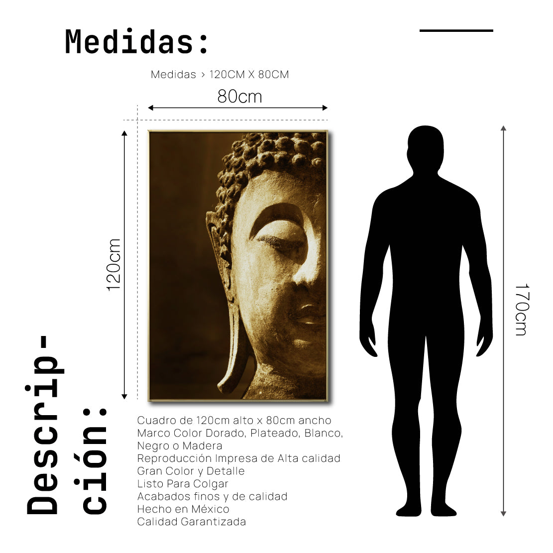 Cuadro Decorativo - Zen 047 - Buda en Meditación