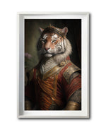 Cargar imagen en el visor de la galería, Cuadro Decorativo Animales Época 049 - Rey Tigre con Corona
