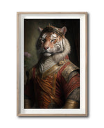 Cargar imagen en el visor de la galería, Cuadro Decorativo Animales Época 049 - Rey Tigre con Corona
