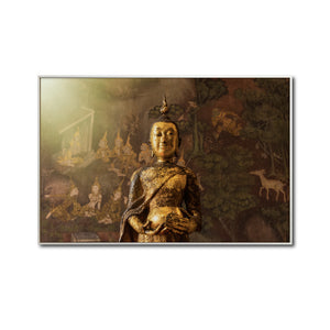 Cuadro Decorativo - Zen 049 - Buda en Meditación - Escultura