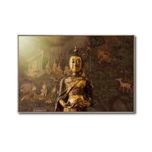 Cuadro Decorativo - Zen 049 - Buda en Meditación - Escultura