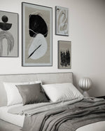 Cargar imagen en el visor de la galería, Set Cuadros Decorativos Abstracto Negro Arena 2 - 226B - 4piezas Arte Moderno y Elegante Estilo Nordico Boho en Tonos Neutros
