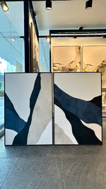 Cargar imagen en el visor de la galería, Set de 2 Cuadros Decorativos Abstract Colors 3-318-Diptico
