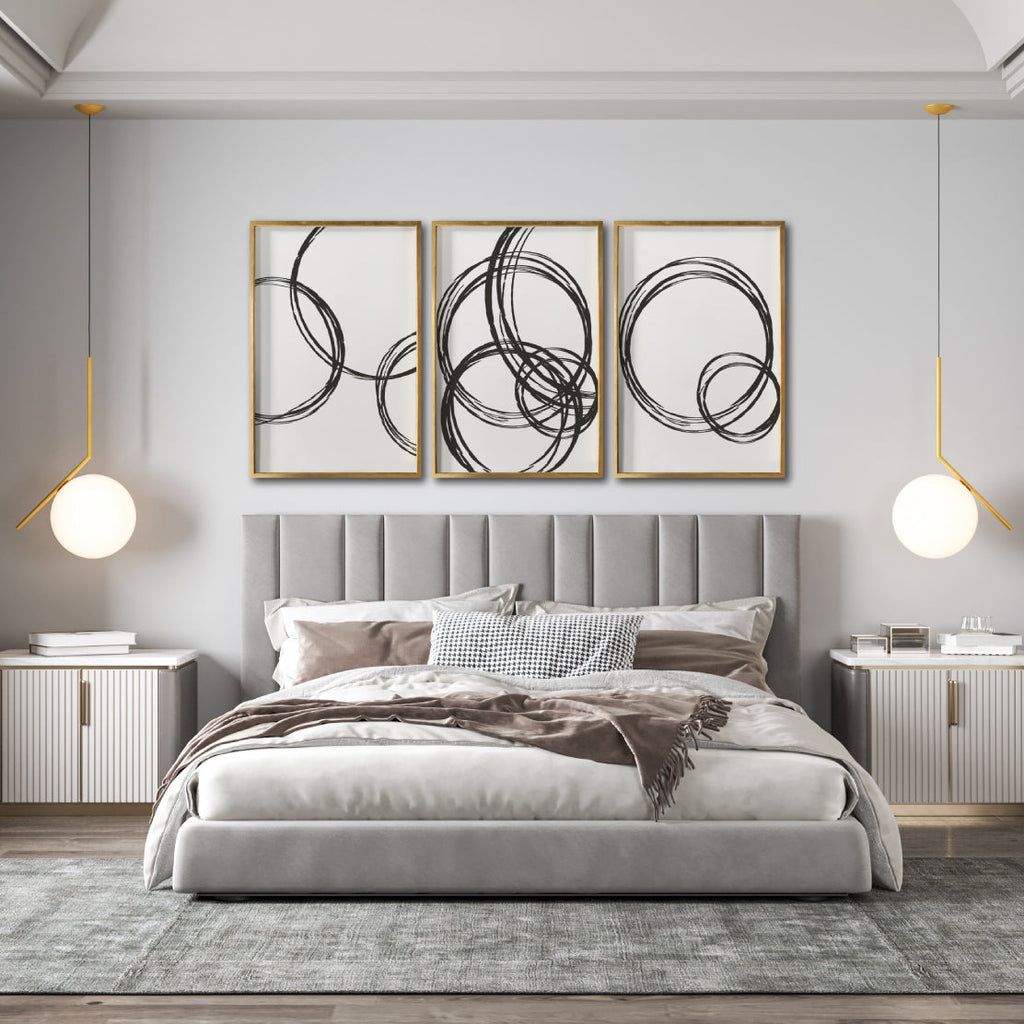 Compra cuadros decorativos Abstractos para tu recámara. Cuadro Moderno, Minimalista y elegante. 051