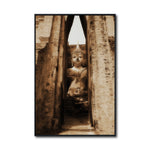 Cargar imagen en el visor de la galería, Cuadro Decorativo - Zen 051 - Buda en Meditación - Monumento en Piedra
