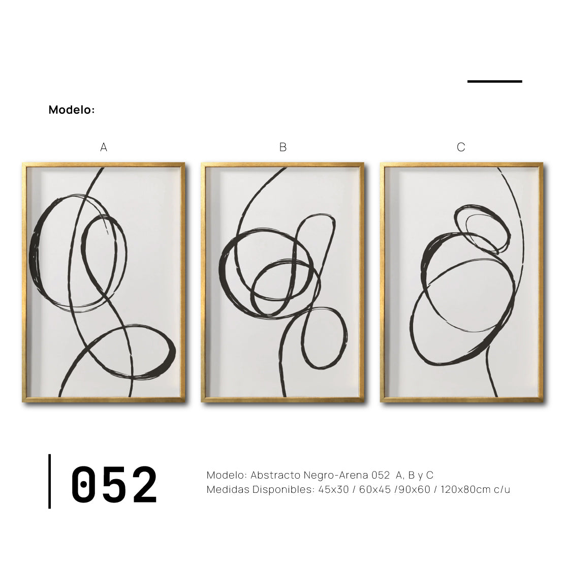 Compra lienzos decorativos abstractos Canvas online para tu sala. Cuadro Moderno, Minimalista y elegante.  052