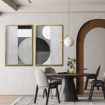 Cargar imagen en el visor de la galería, Compra cuadros decorativos Abstractos en México para tu comedor. Cuadro Moderno, Minimalista y elegante.  053
