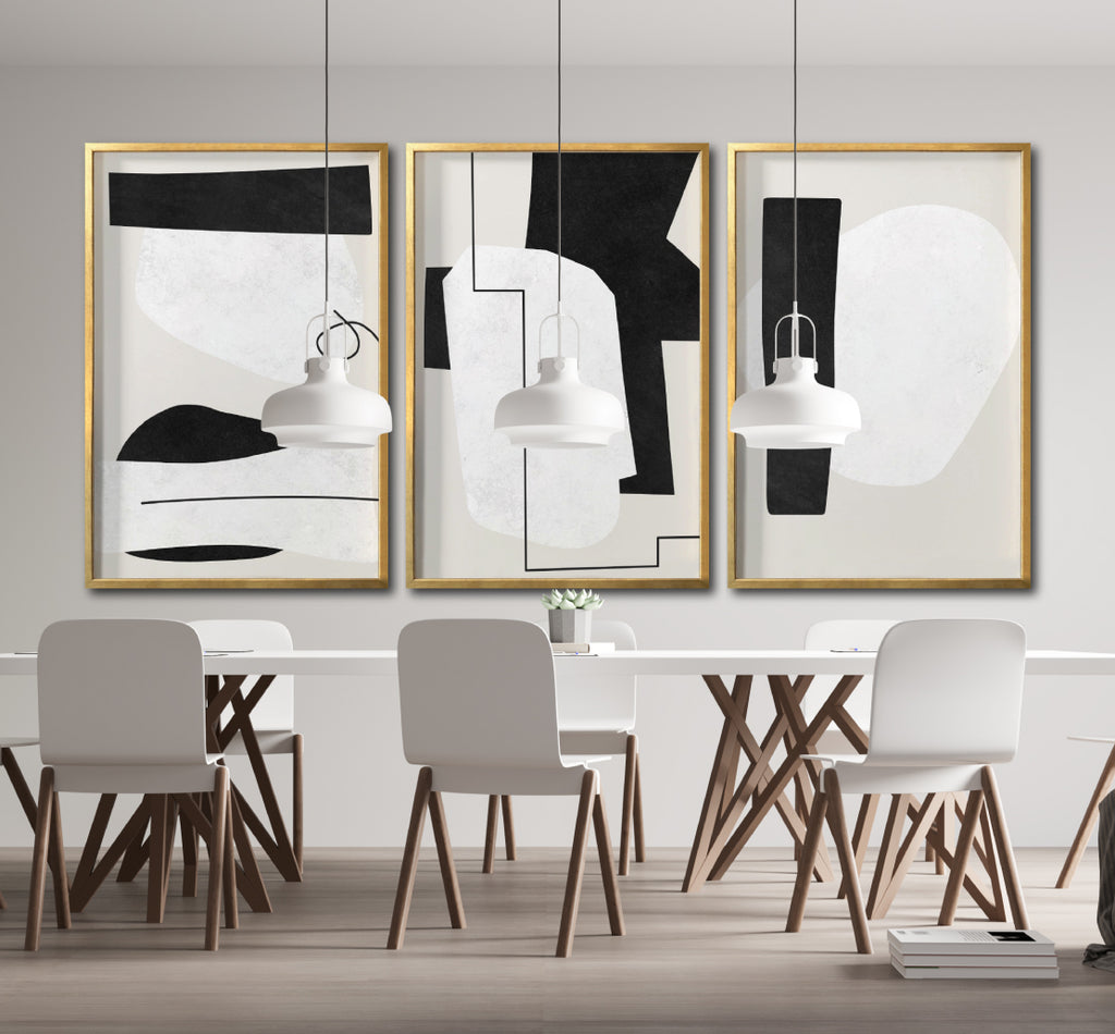 Venta de cuadros decorativos Abstractos de calidad para tu comedor. Cuadro Moderno, Minimalista y elegante.  054