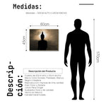 Cargar imagen en el visor de la galería, Cuadro Decorativo - Zen 054 - Buda en Meditación, Atardecer Luz y sombras

