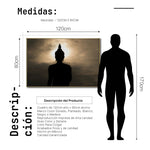 Cargar imagen en el visor de la galería, Cuadro Decorativo - Zen 054 - Buda en Meditación, Atardecer Luz y sombras
